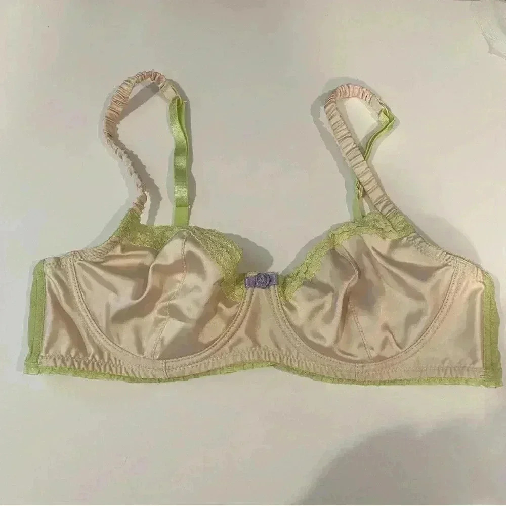 Free People Green Bra